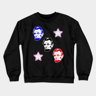 Funny Abe Lincoln Face Crewneck Sweatshirt